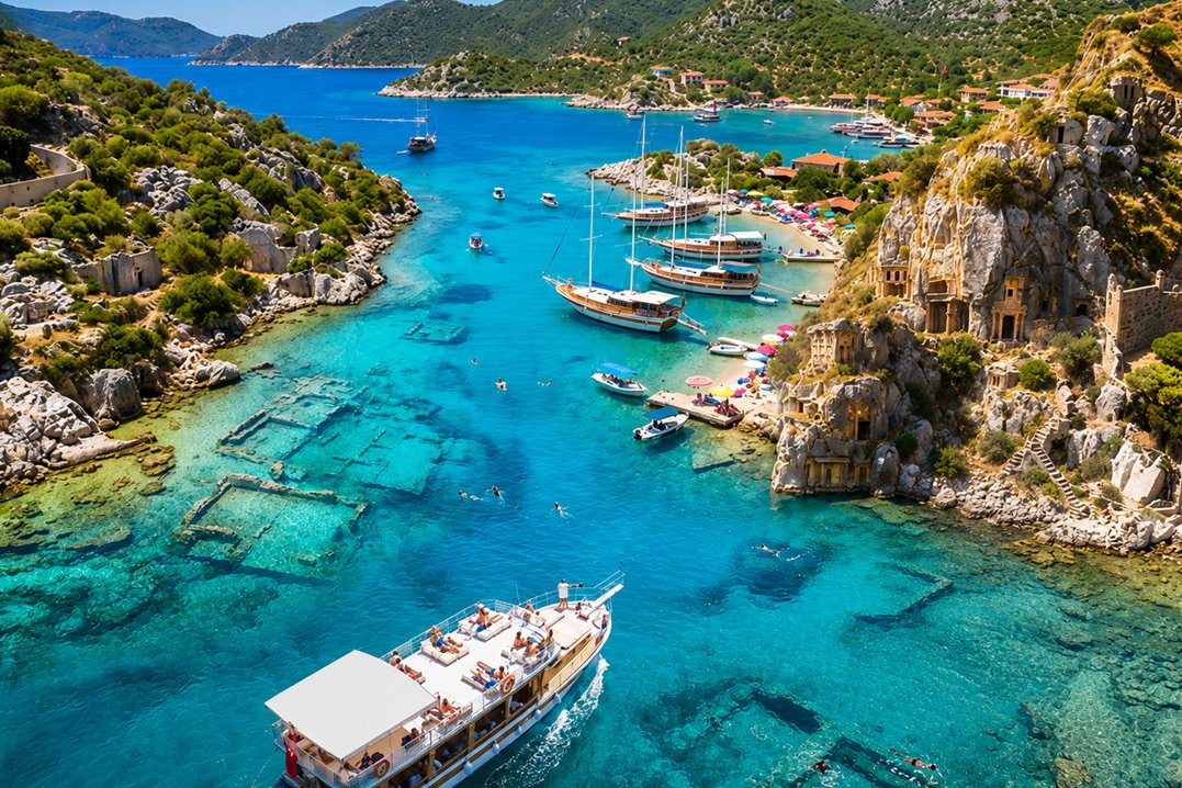 Kekova Finike Turu - 1 Gece 2 Gündüz