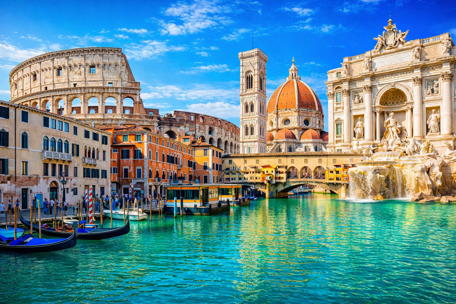 Büyük İtalya Turu Ajet Havayolları İle 5 Gece 6 Gün (Roma-Bergamo)