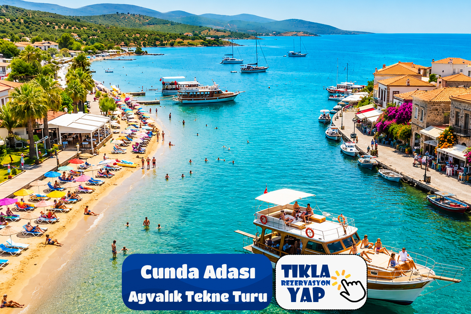 Cunda Adası & Ayvalık Tekne Turu