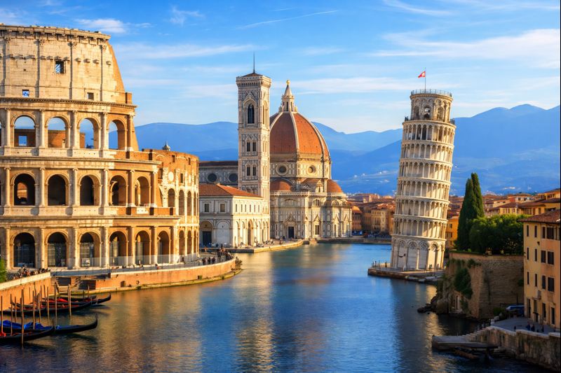 Ekspress İtalya Turu Ramazan Bayramı Özel THY İle Ekstra Turlar ve Çevre Gezileri Dahil 2026 (FCO-BLQ)